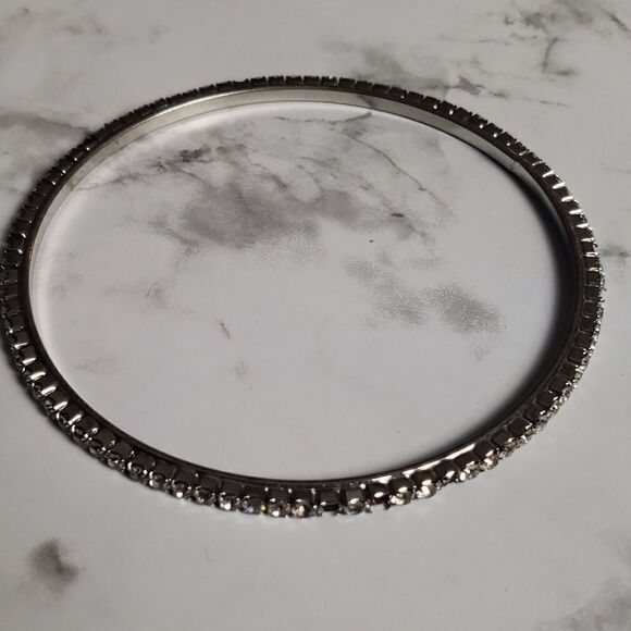 Pink and Faux Diamond Bangles/Bracelets - Picture 5 of 9